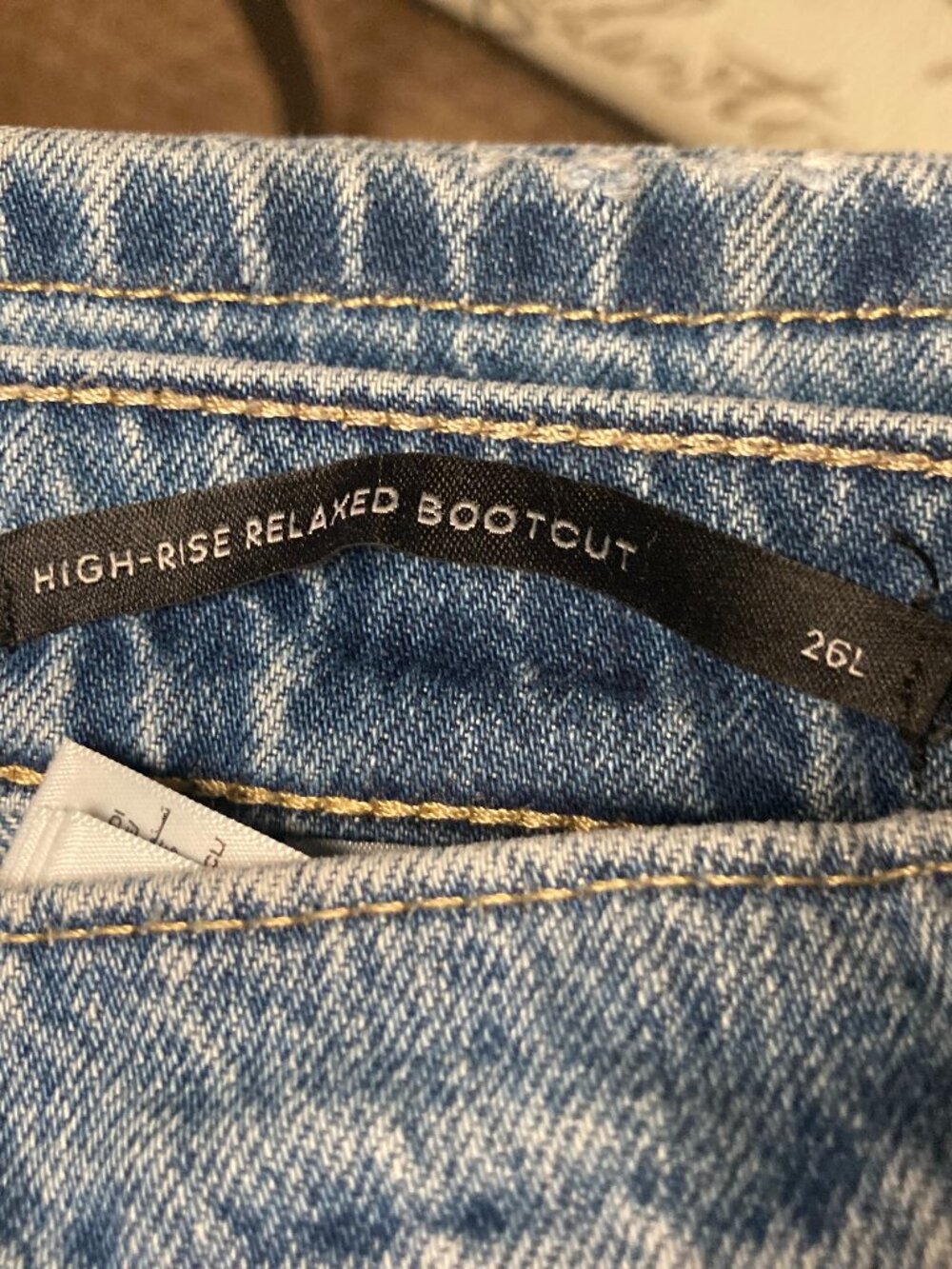 Banana Republic High Rise Relaxed Boot Cut Jean 26 Long Inseam - Picture 8 of 8